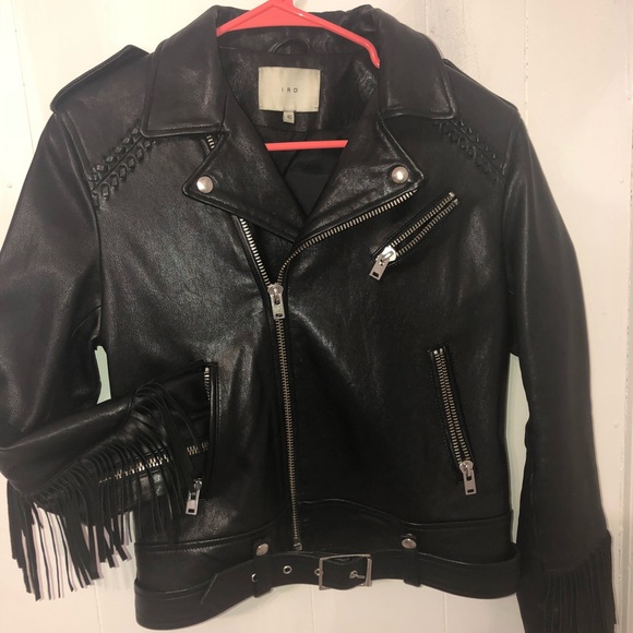 iro fringe leather jacket